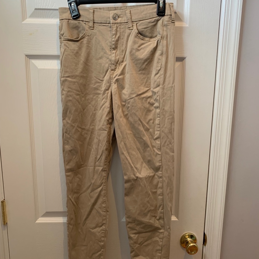 American Eagle khaki curvy jeggings